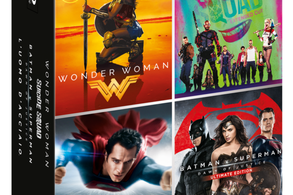 DC 4 Movies Boxset: i cinecomic Warner in cofanetto per Justice League