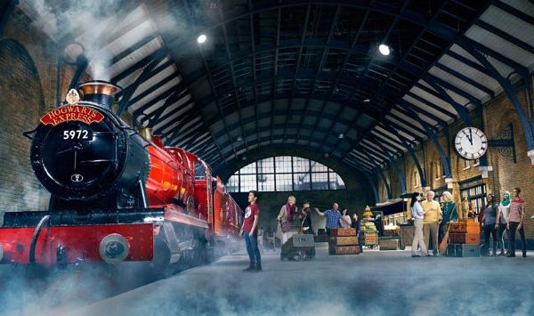 Gli Harry Potter Studios per Natale si tingono di bianco