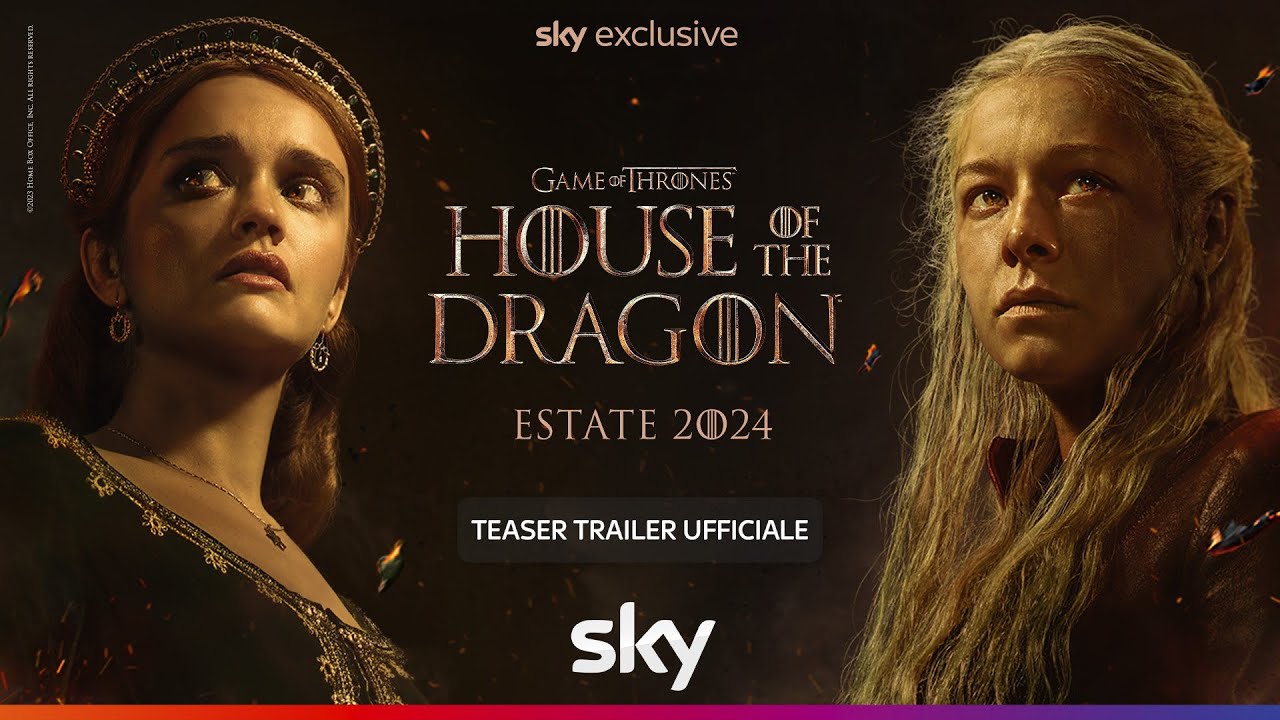“House of the Dragon” torna il 17 giugno su Sky, ecco un doppio trailer della seconda stagione!